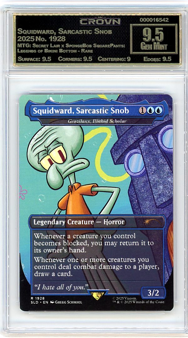 Squidward, Sarcastic Snob