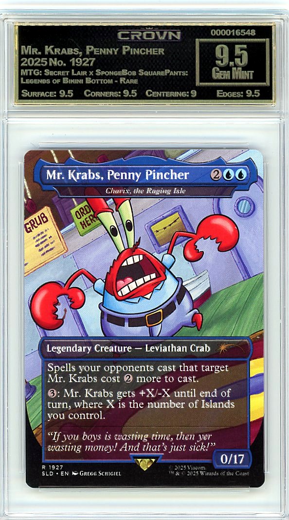 Mr. Krabs, Penny Pincher