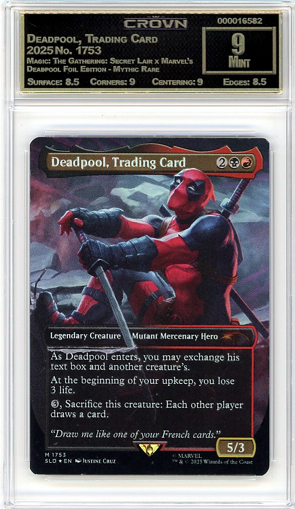 Deadpool, Trading Card