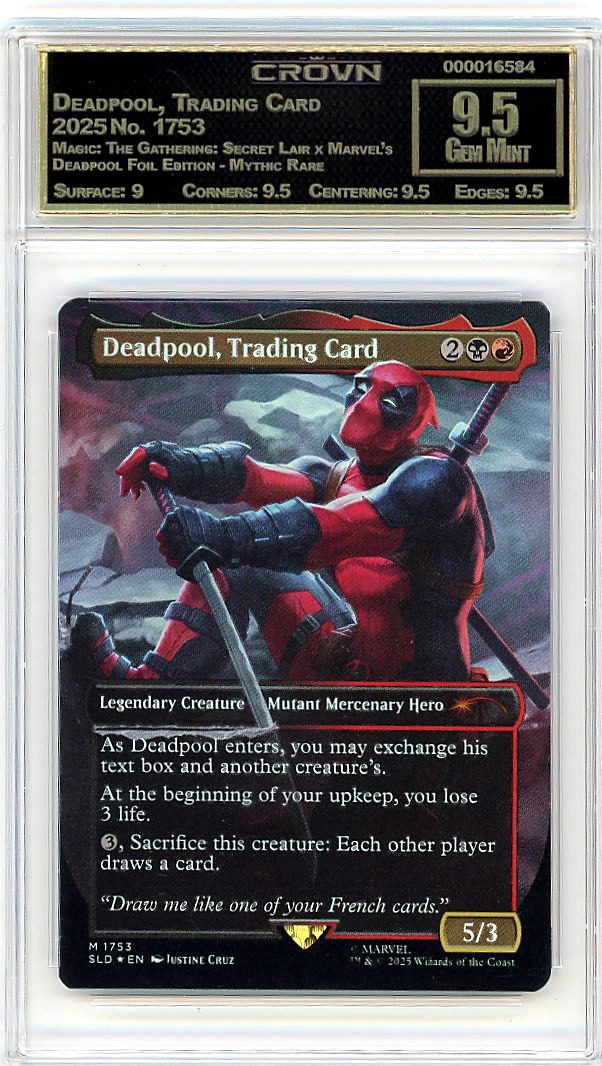 Deadpool, Trading Card
