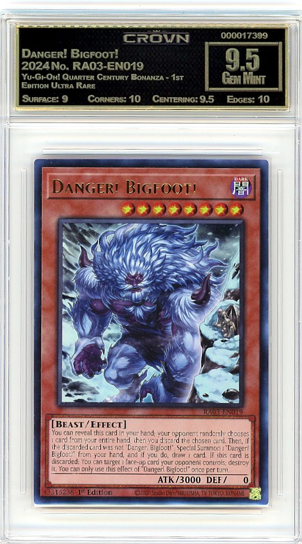 Danger! Bigfoot!