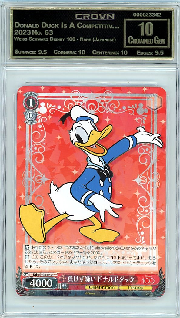 Donald Duck Is A Competitiv…