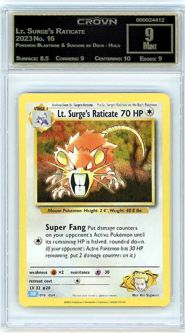 Lt. Surge's Raticate