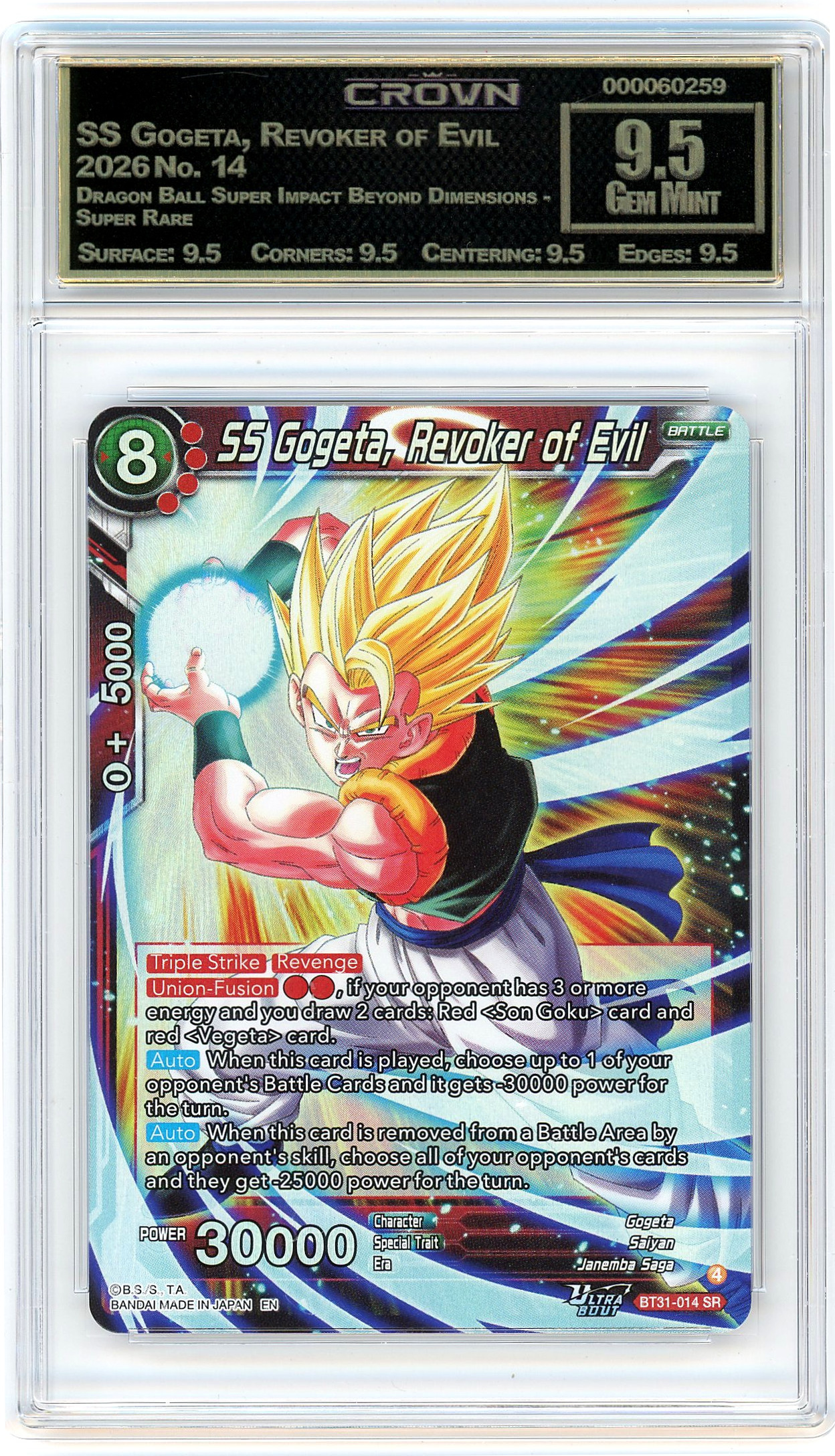 SS Gogeta, Revoker of Evil