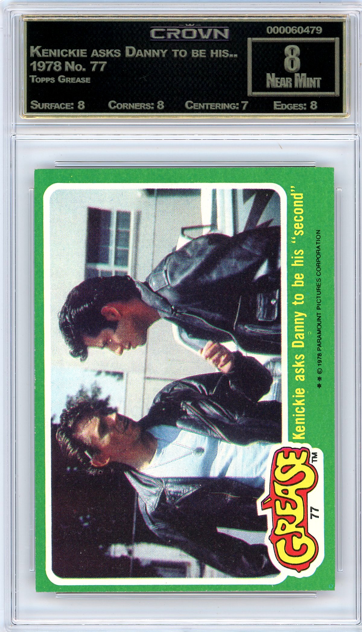 Kenickie asks Danny to be his..