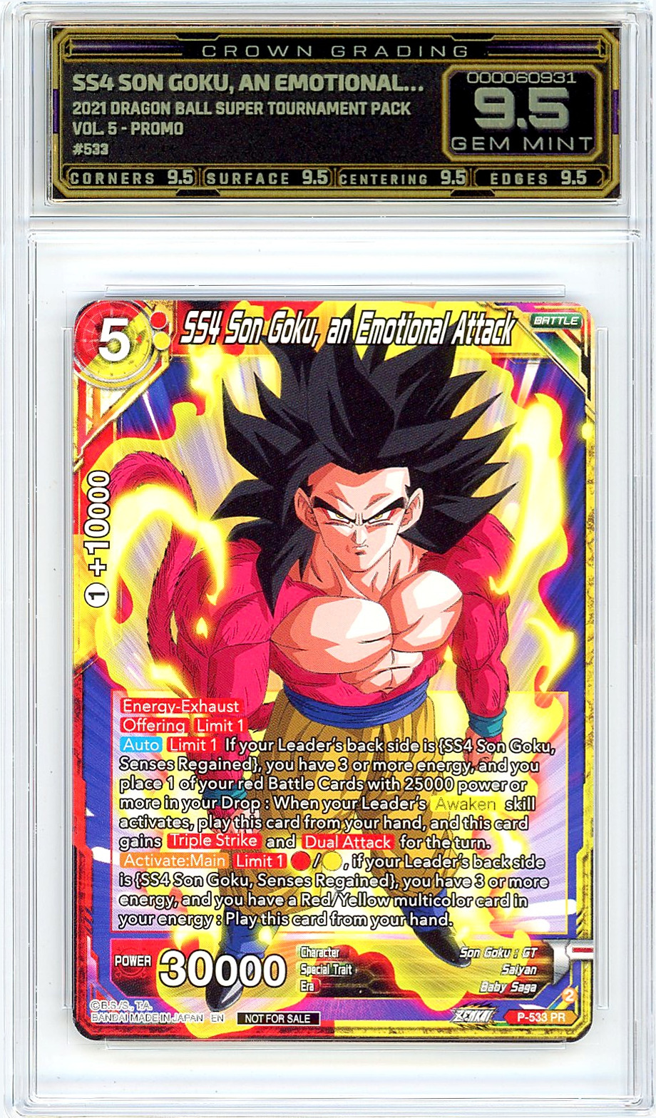 SS4 Son Goku, an Emotional…