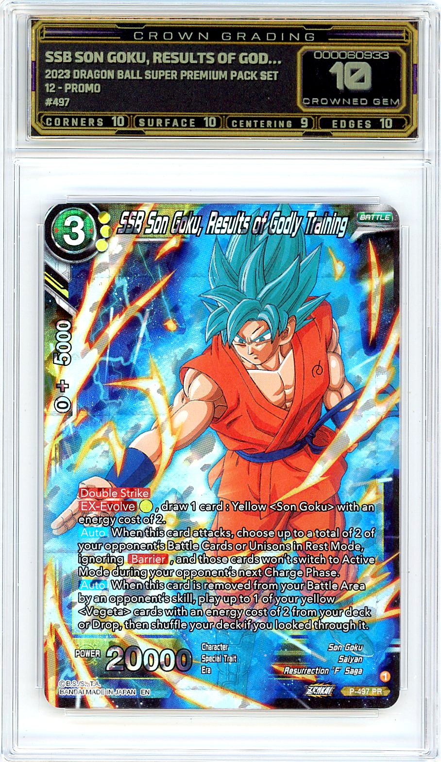 SSB Son Goku, Results of God…