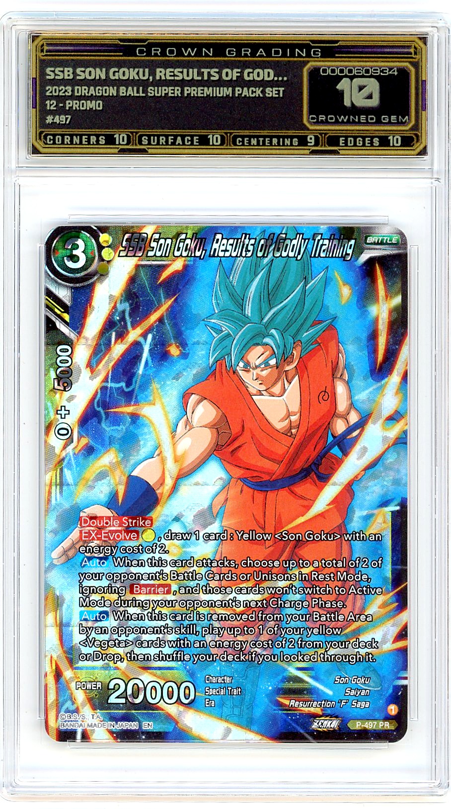 SSB Son Goku, Results of God…