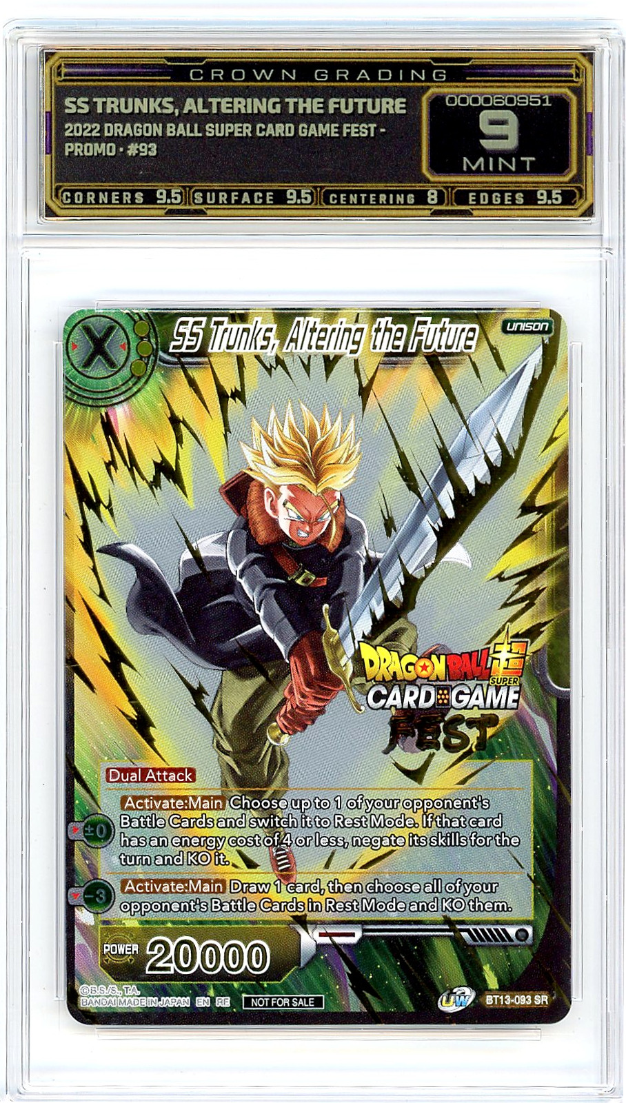 SS Trunks, Altering the Future
