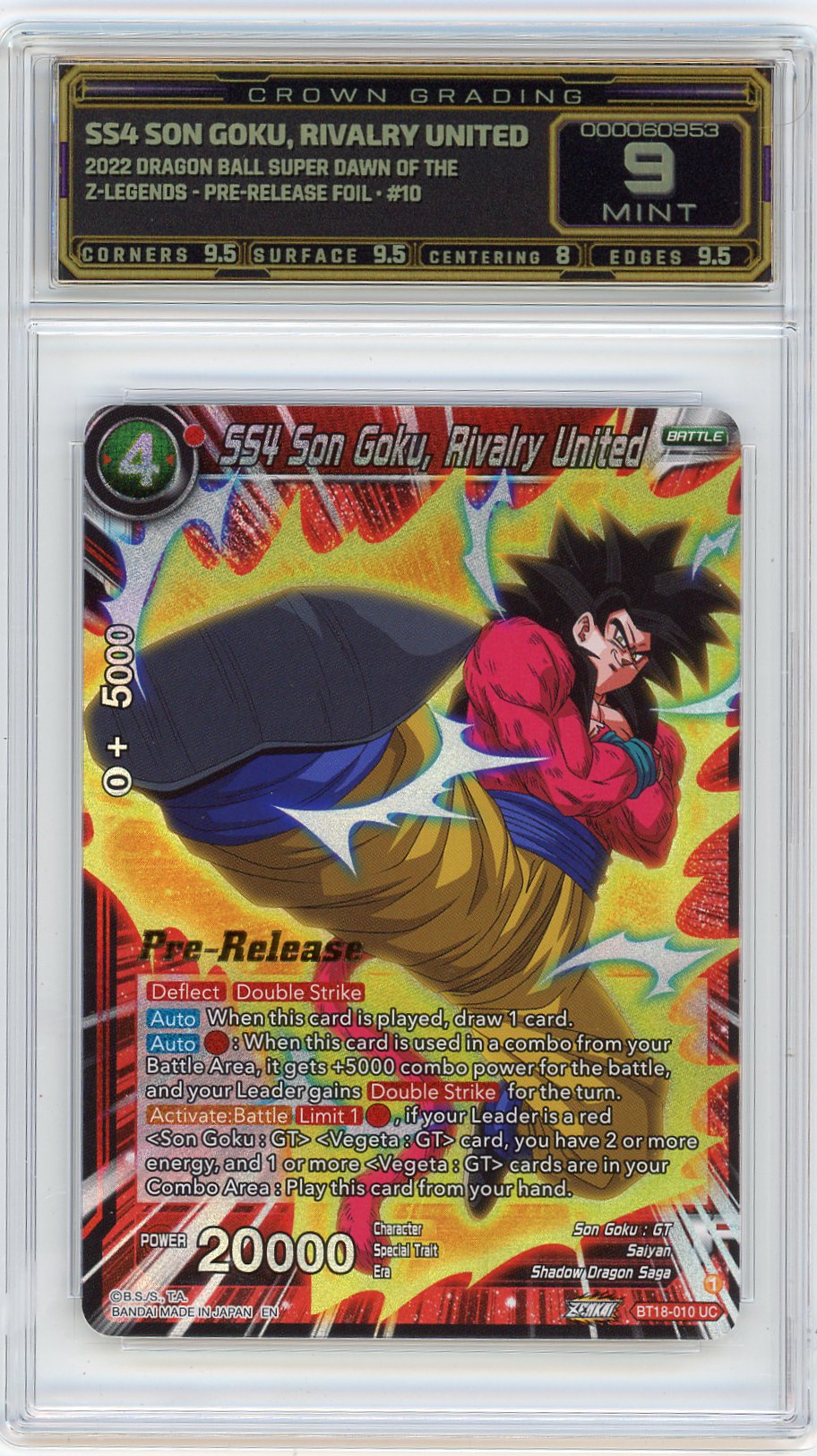 SS4 Son Goku, Rivalry United