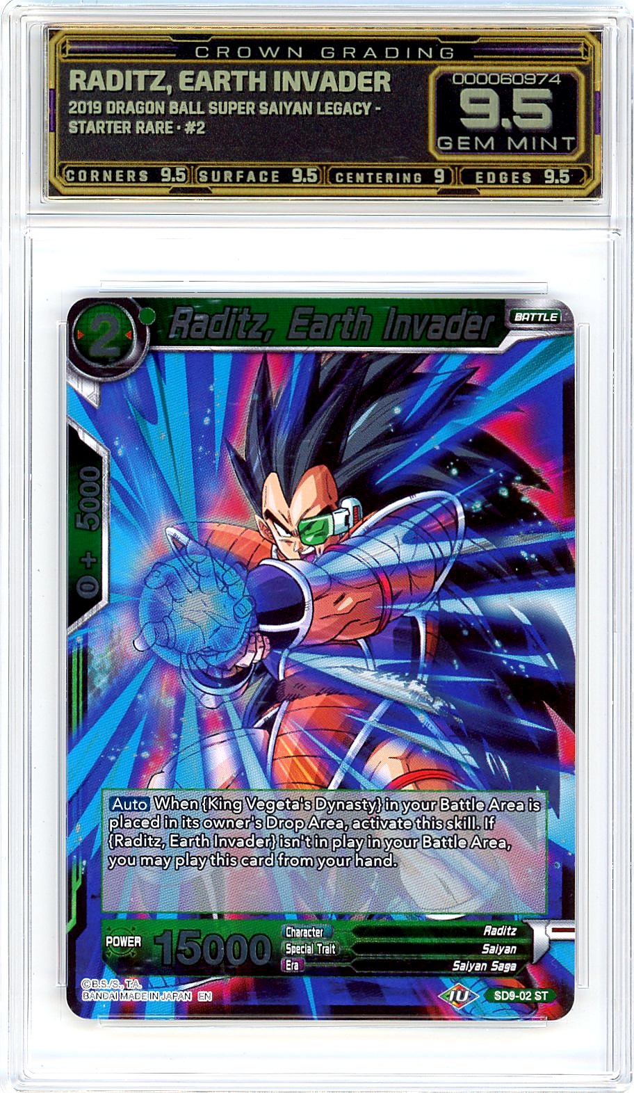Raditz, Earth Invader