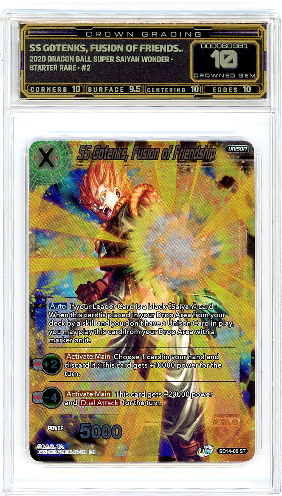 SS Gotenks, Fusion of Friends..