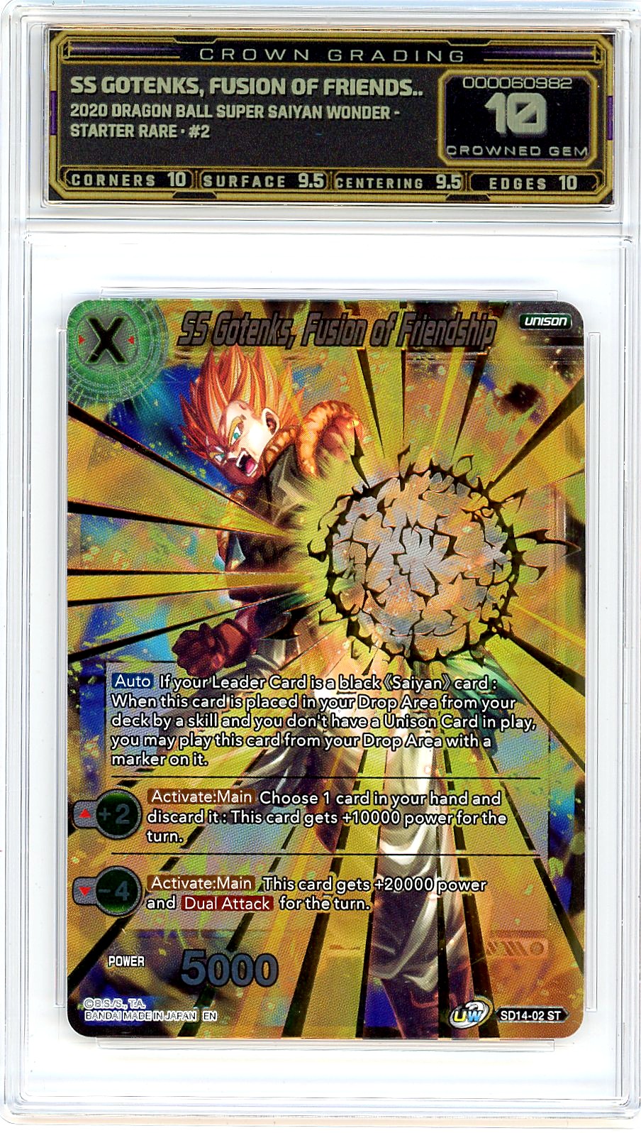 SS Gotenks, Fusion of Friends..