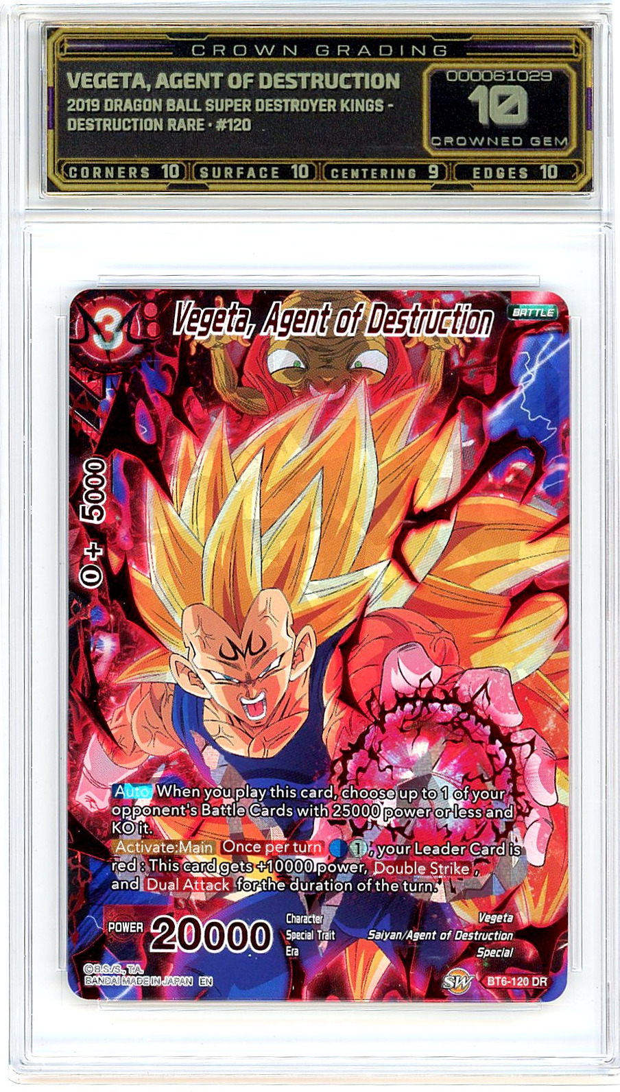 Vegeta, Agent of Destruction