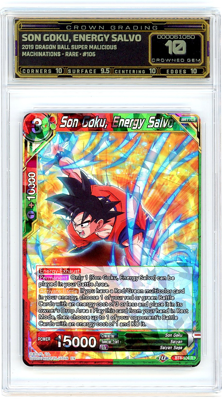 Son Goku, Energy Salvo