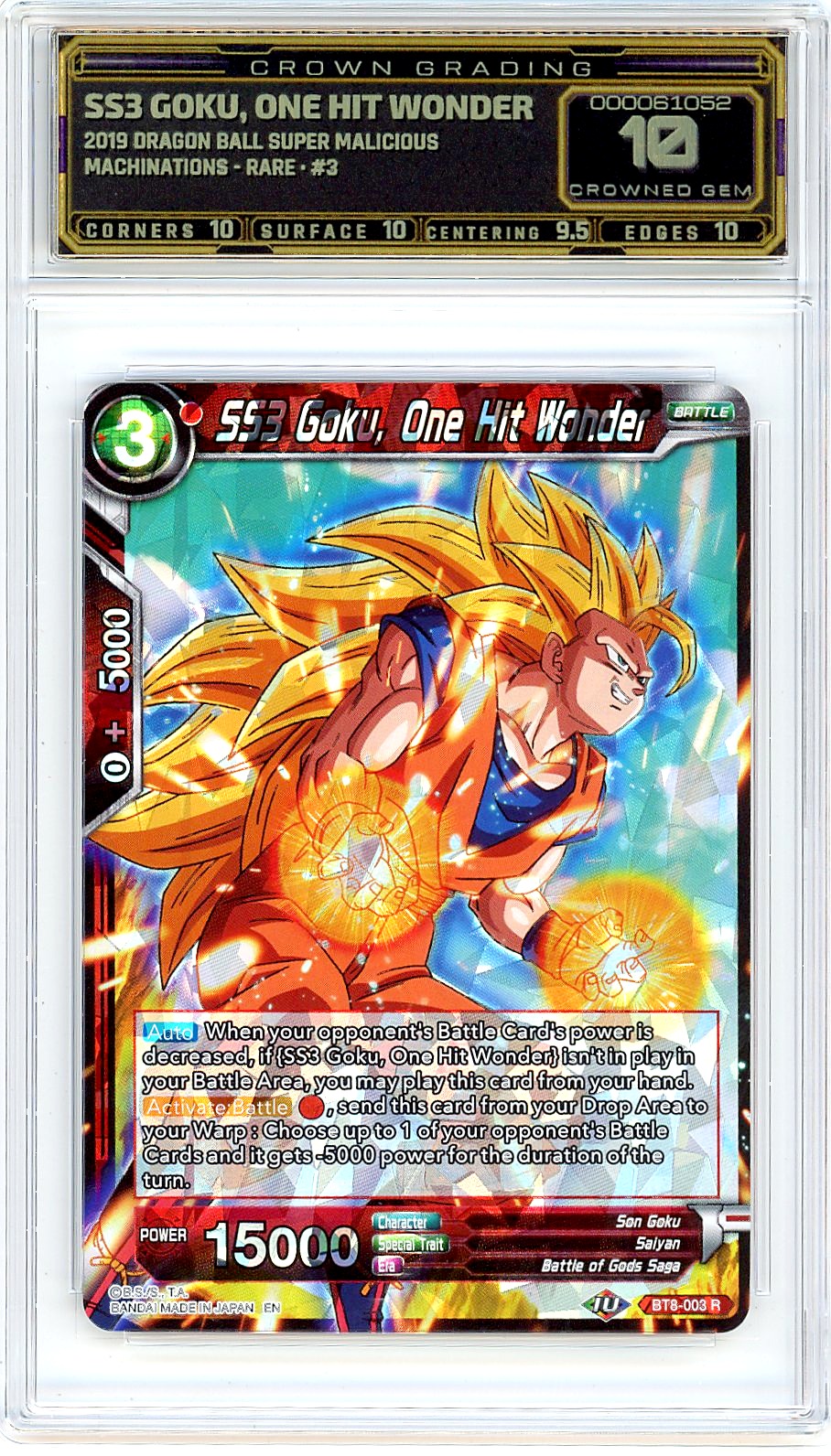 SS3 Goku, One Hit Wonder