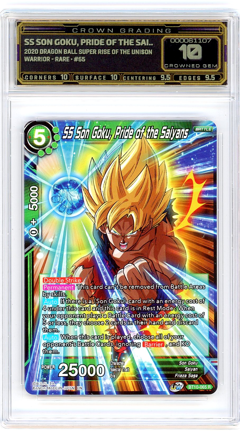 SS Son Goku, Pride of the Sai..