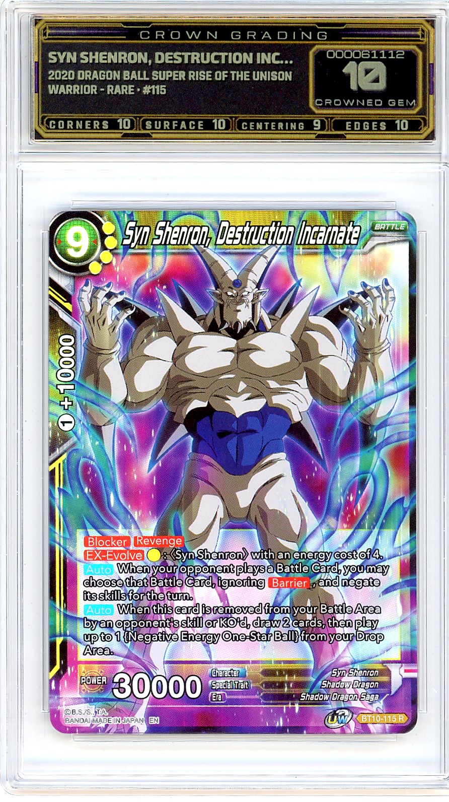 Syn Shenron, Destruction Inc…