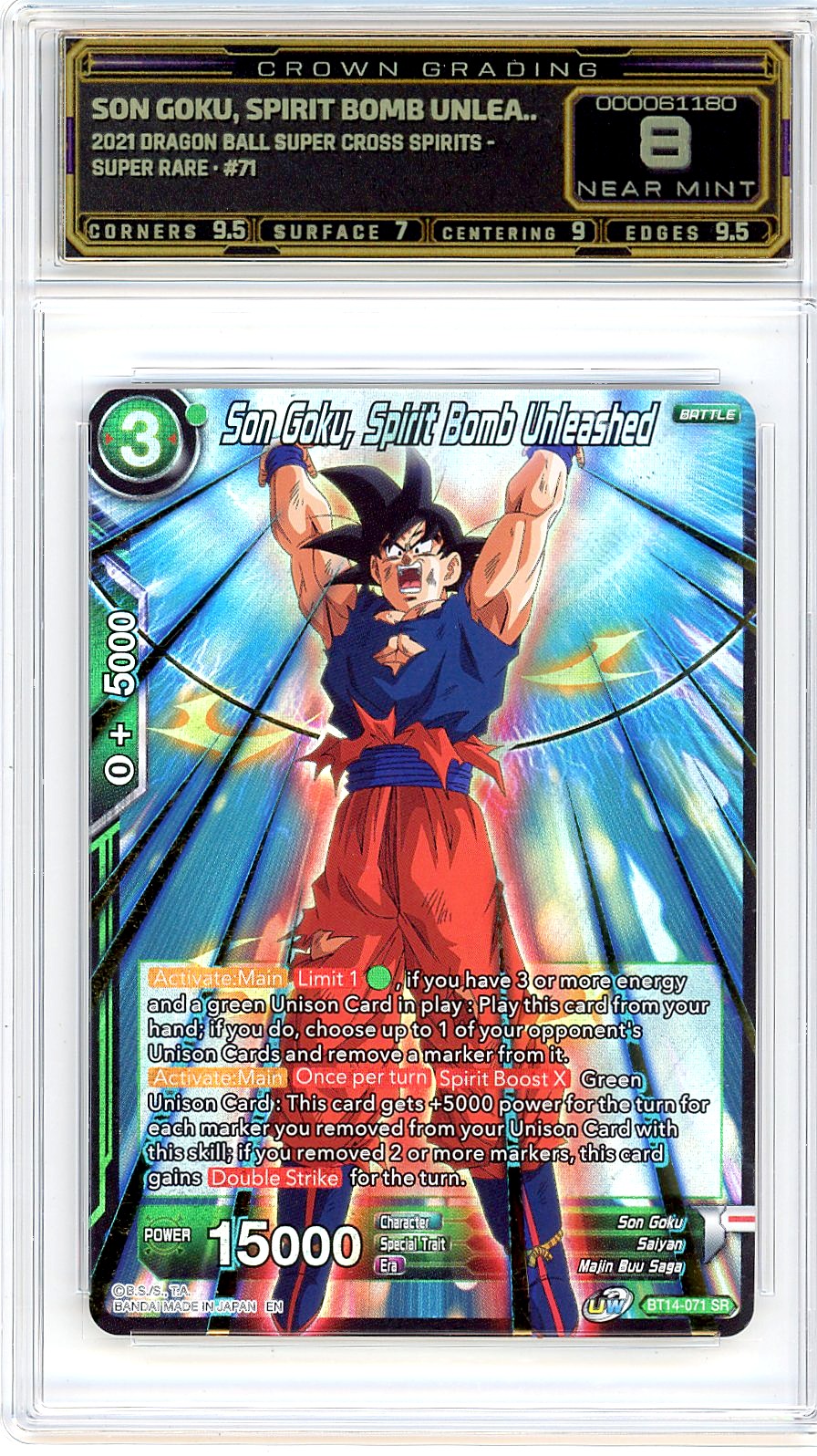 Son Goku, Spirit Bomb Unlea..