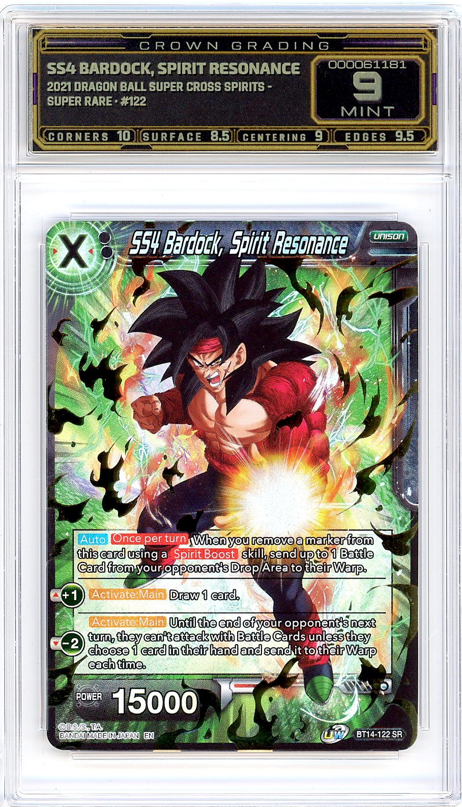 SS4 Bardock, Spirit Resonance