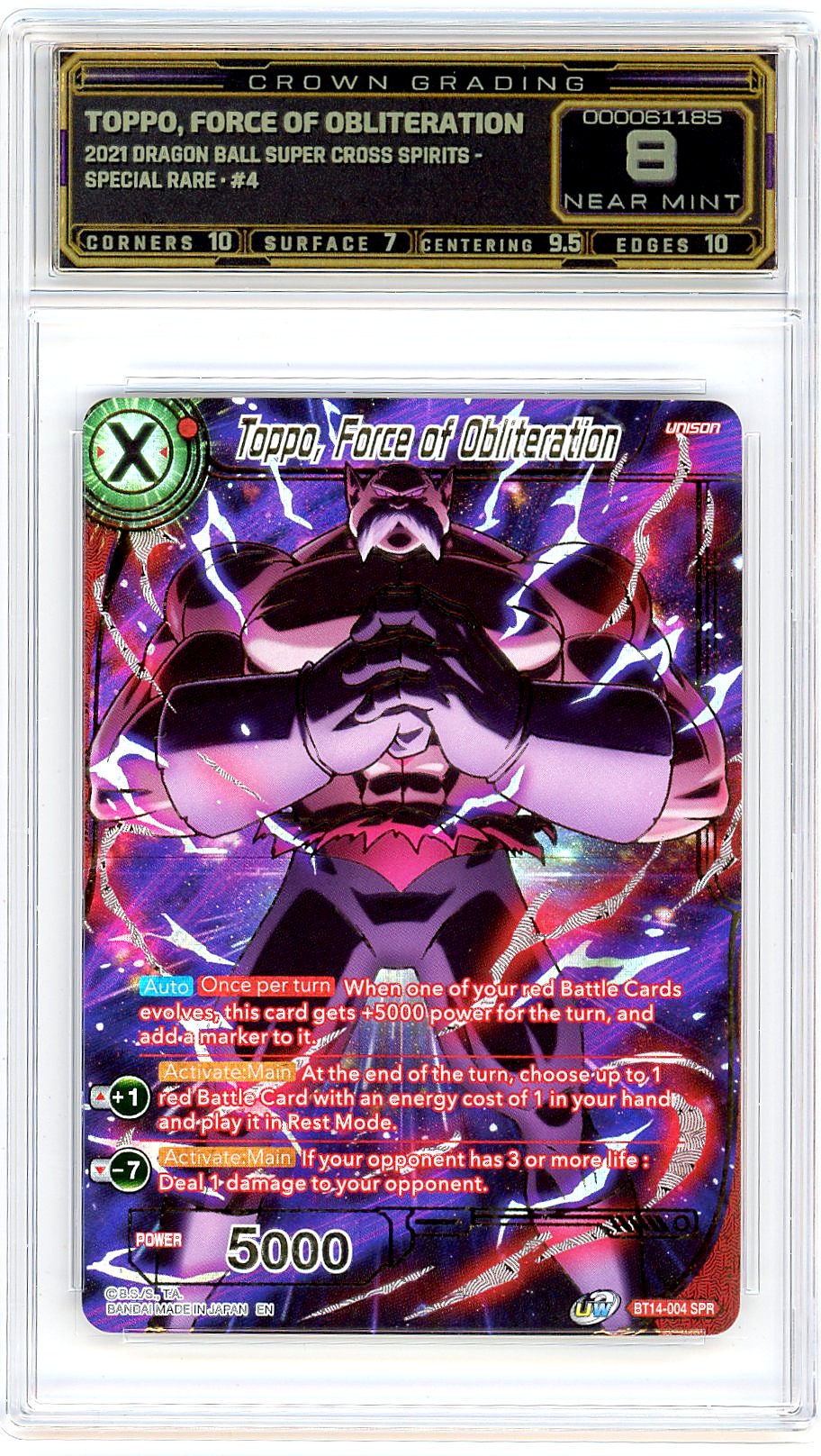 Toppo, Force of Obliteration