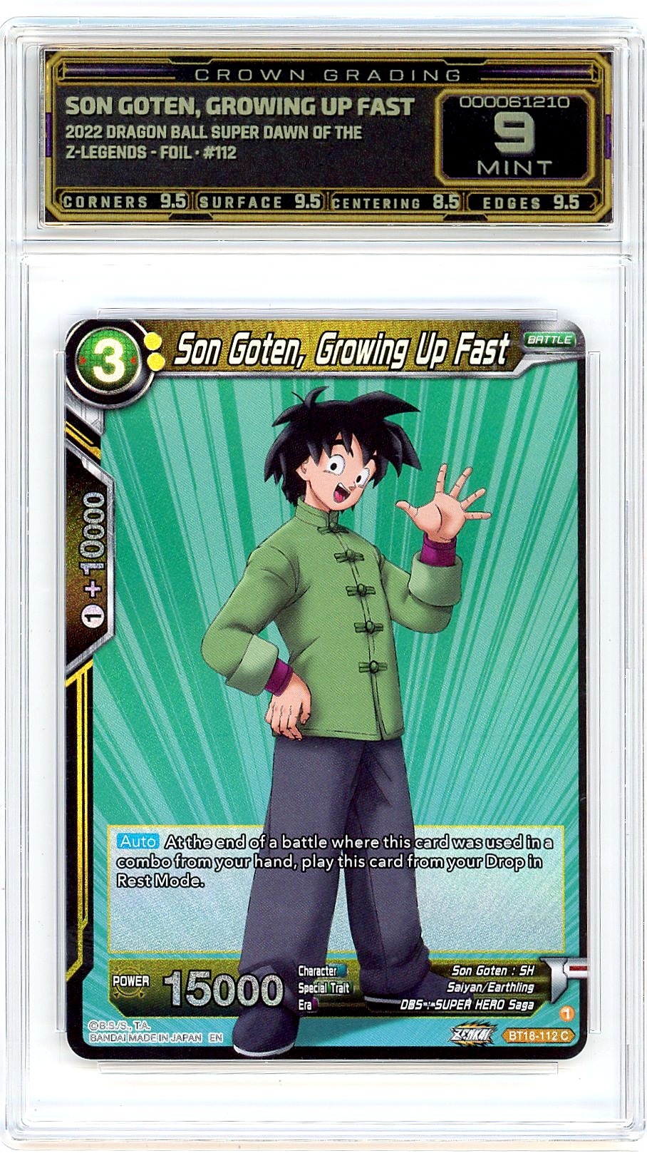 Son Goten, Growing Up Fast