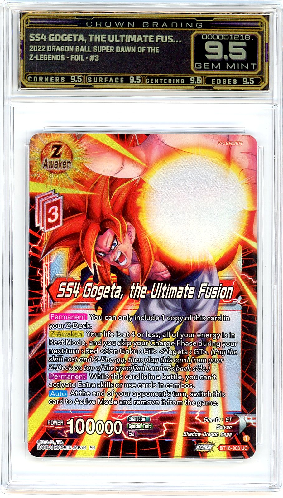 SS4 Gogeta, the Ultimate Fus…
