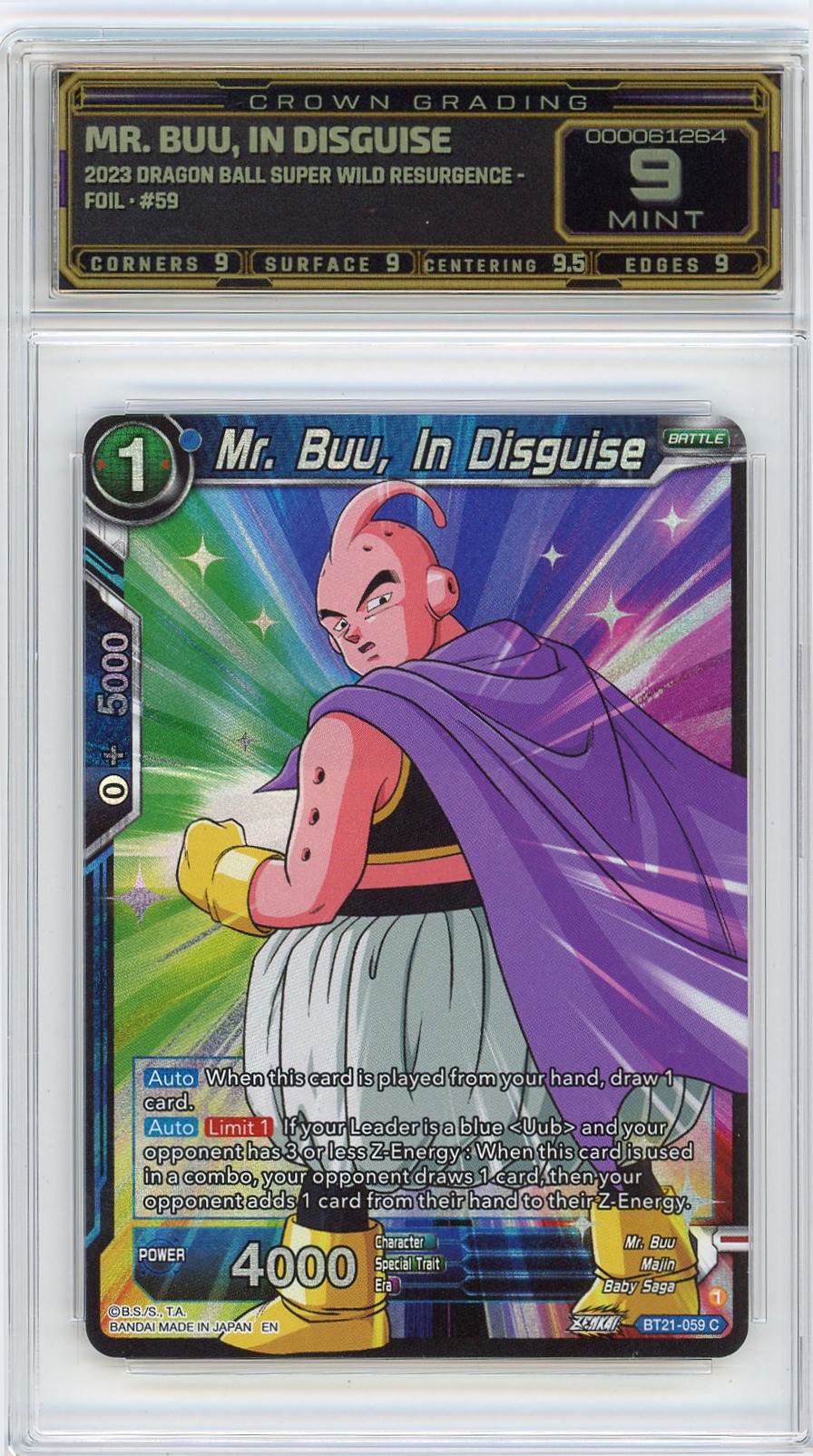 Mr. Buu, In Disguise