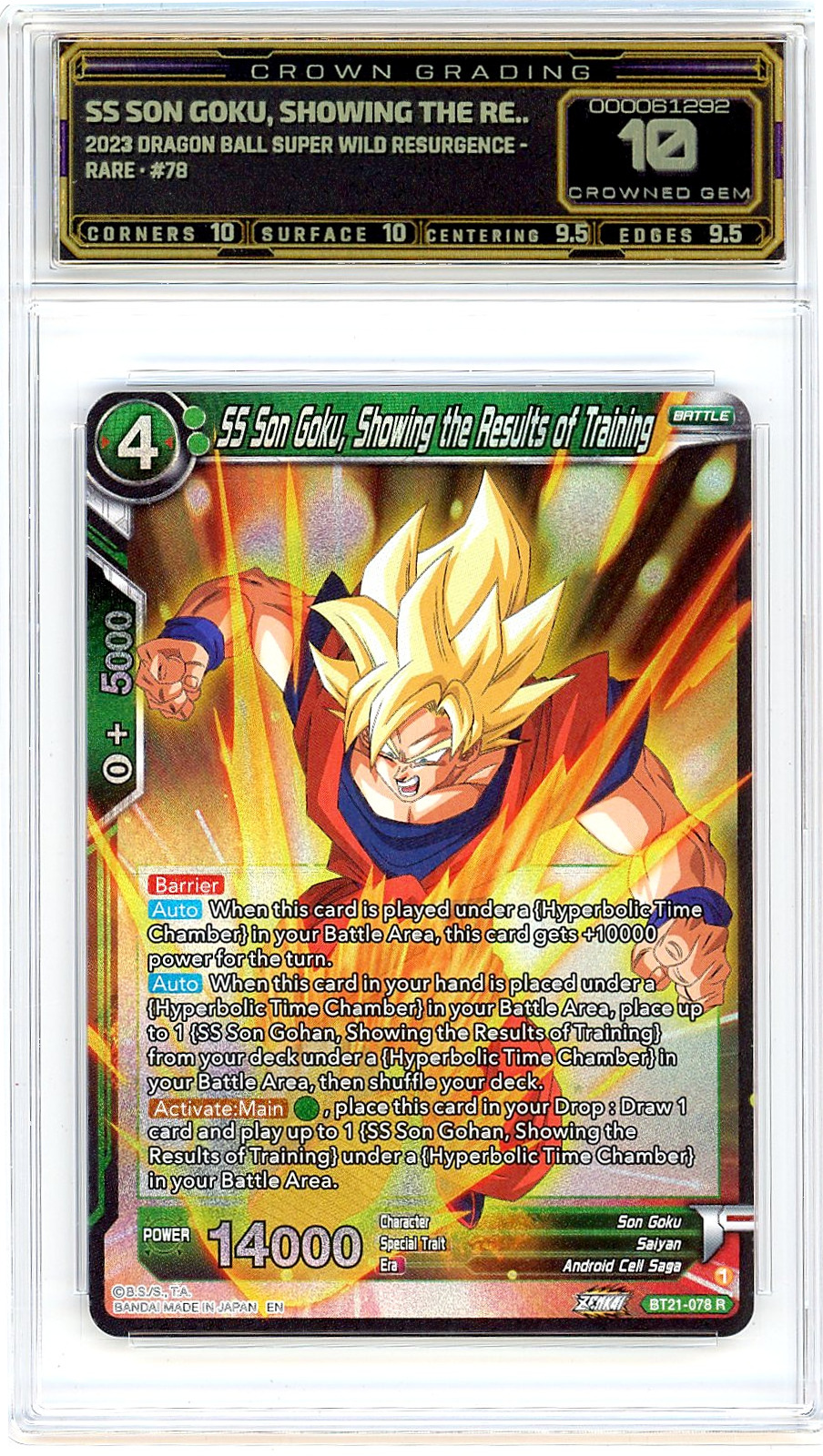 SS Son Goku, Showing the Re..