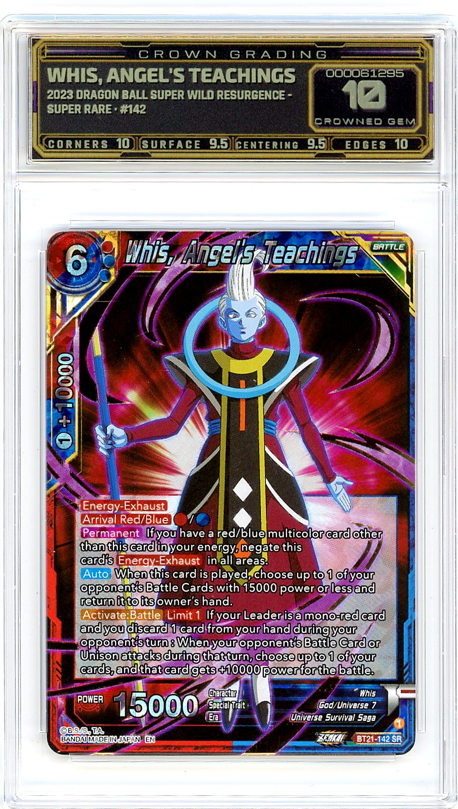 Whis, Angel's Teachings