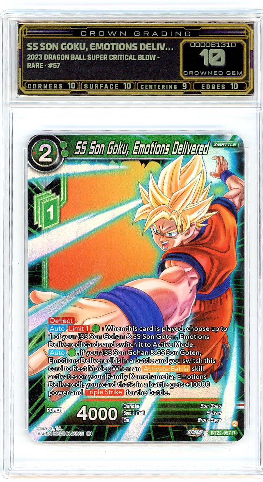 SS Son Goku, Emotions Deliv…