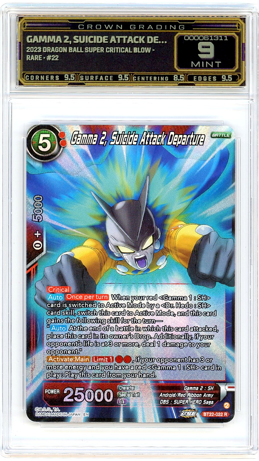 Gamma 2, Suicide Attack De…