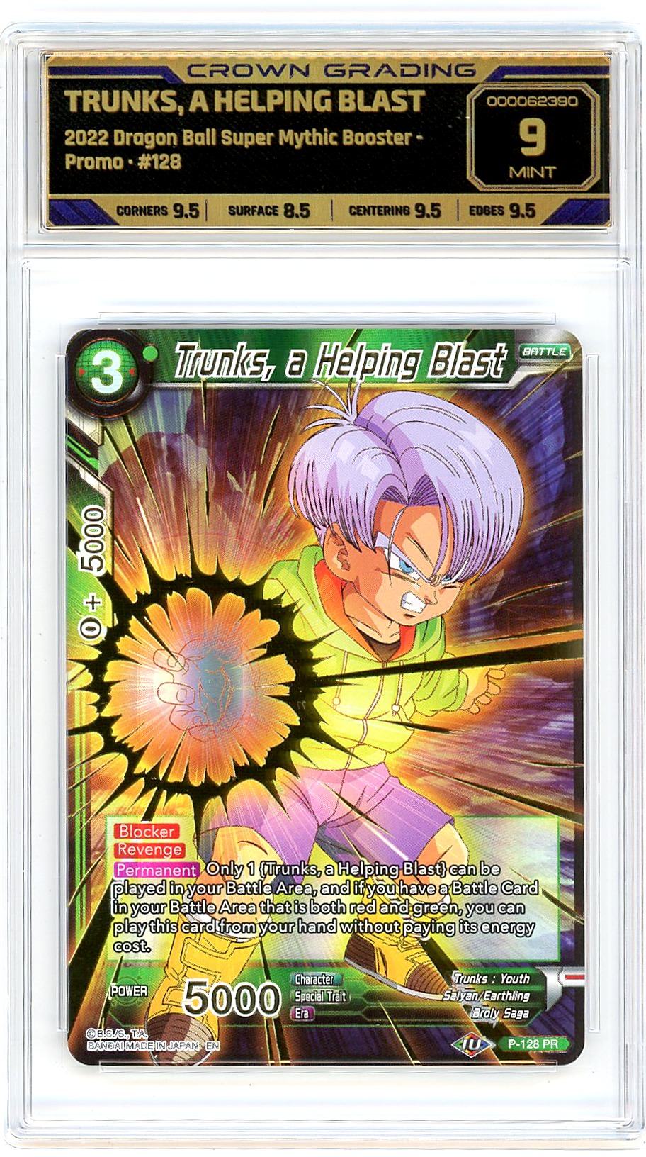 Trunks, a Helping Blast