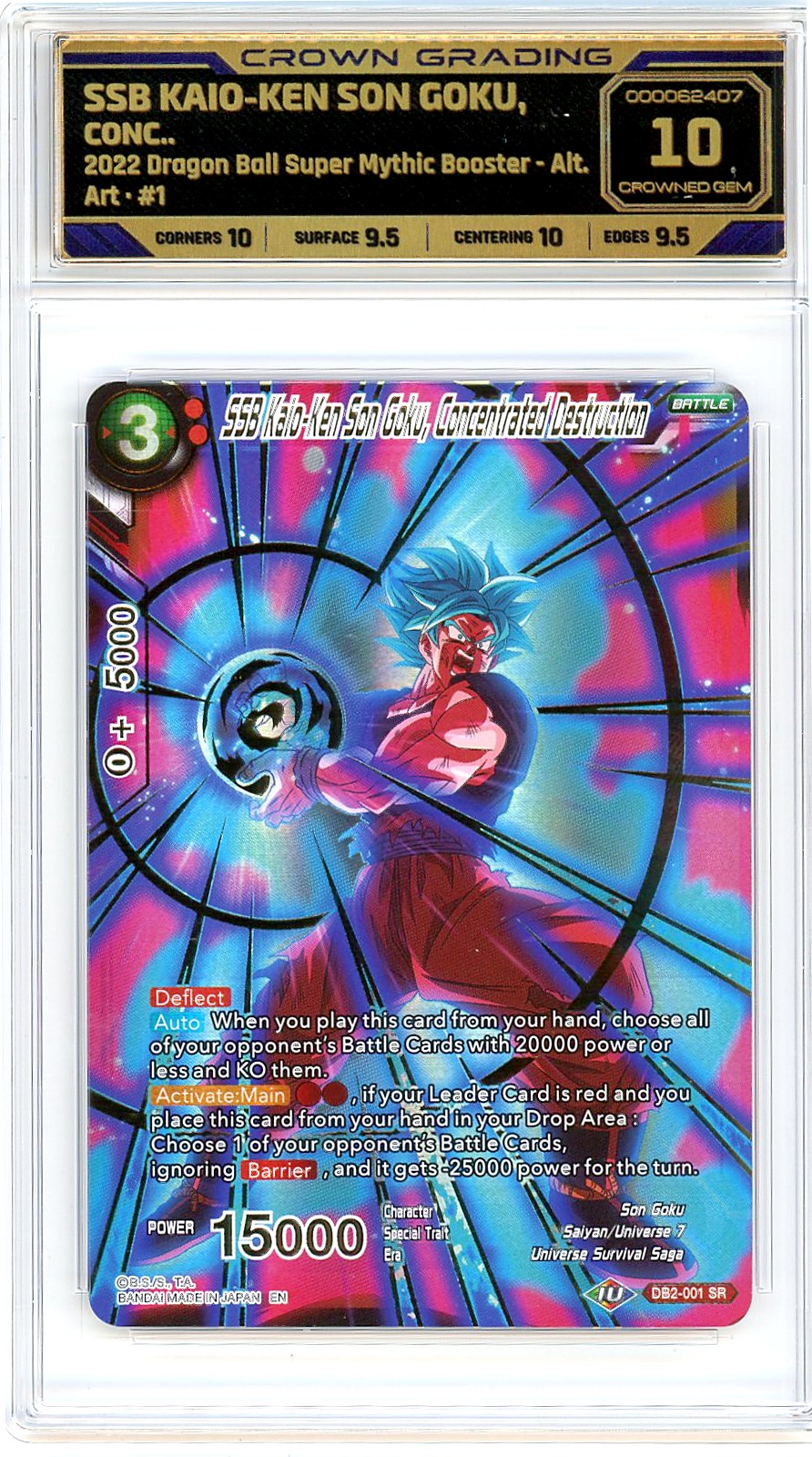 SSB Kaio-Ken Son Goku, Concentrated Destruction