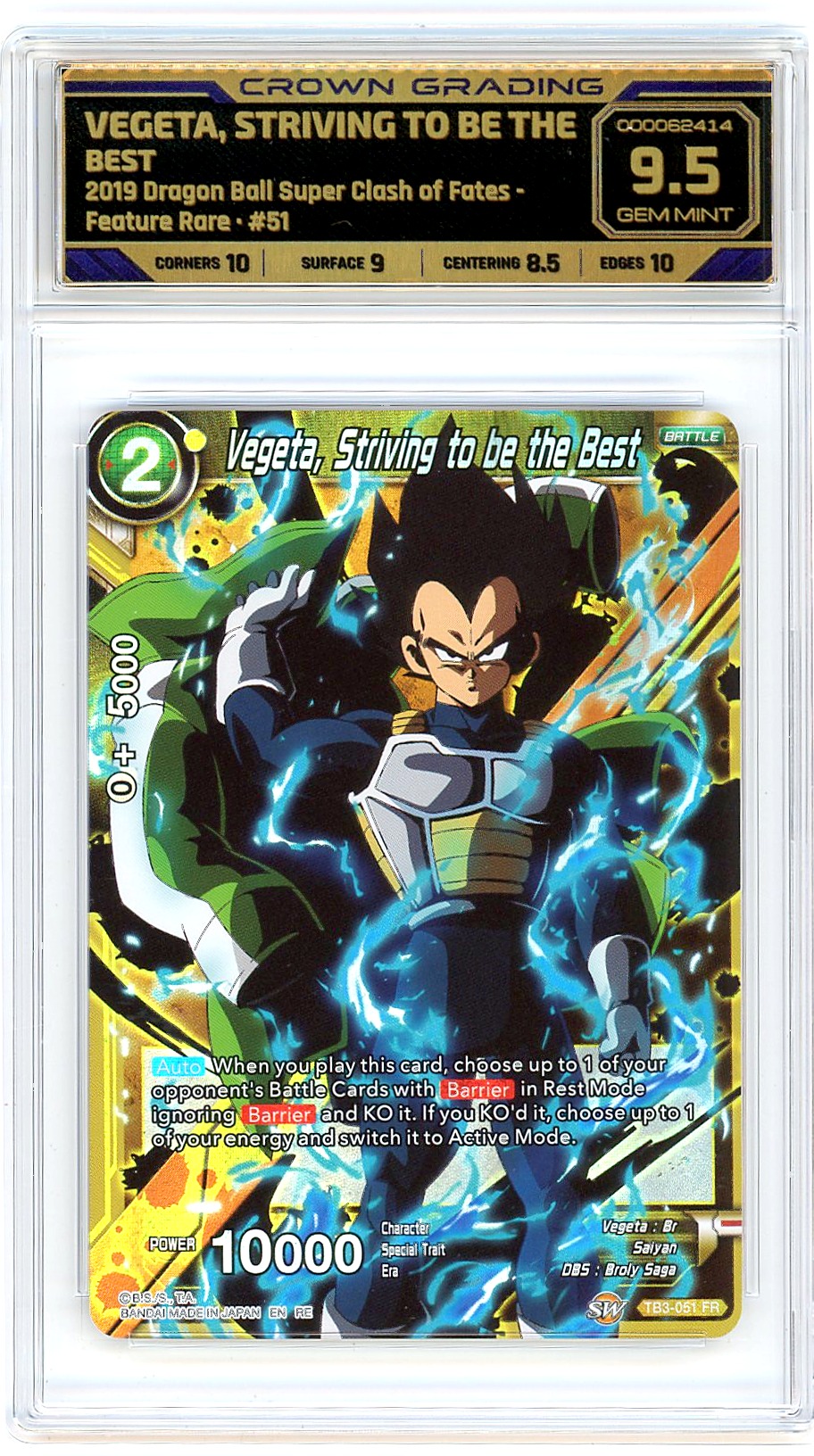 Vegeta, Striving to be the Best