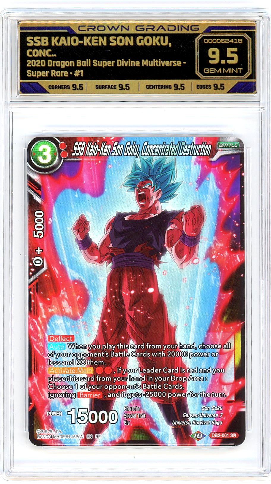 SSB Kaio-Ken Son Goku, Concentrated Destruction