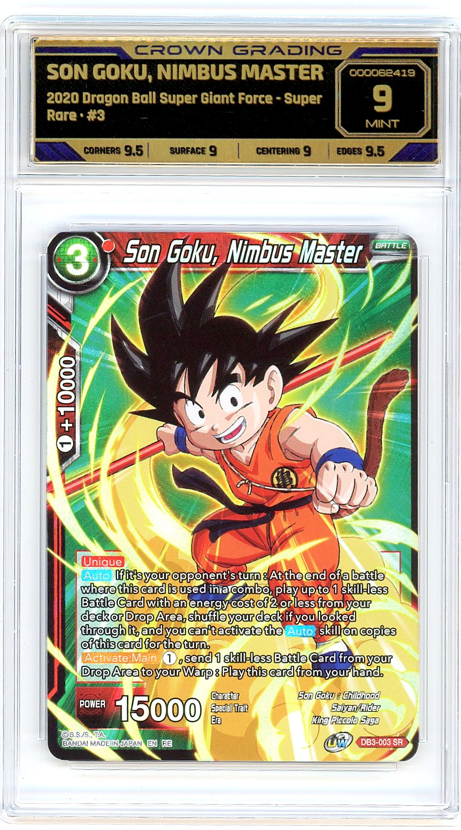 Son Goku, Nimbus Master