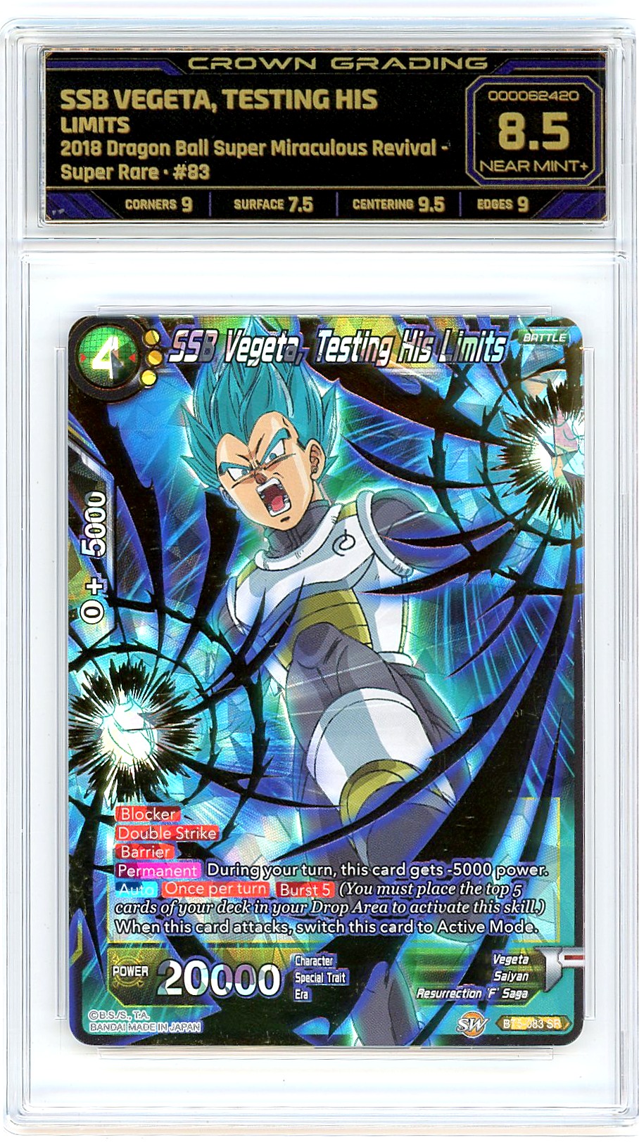 SSB Vegeta, Testing His Limits