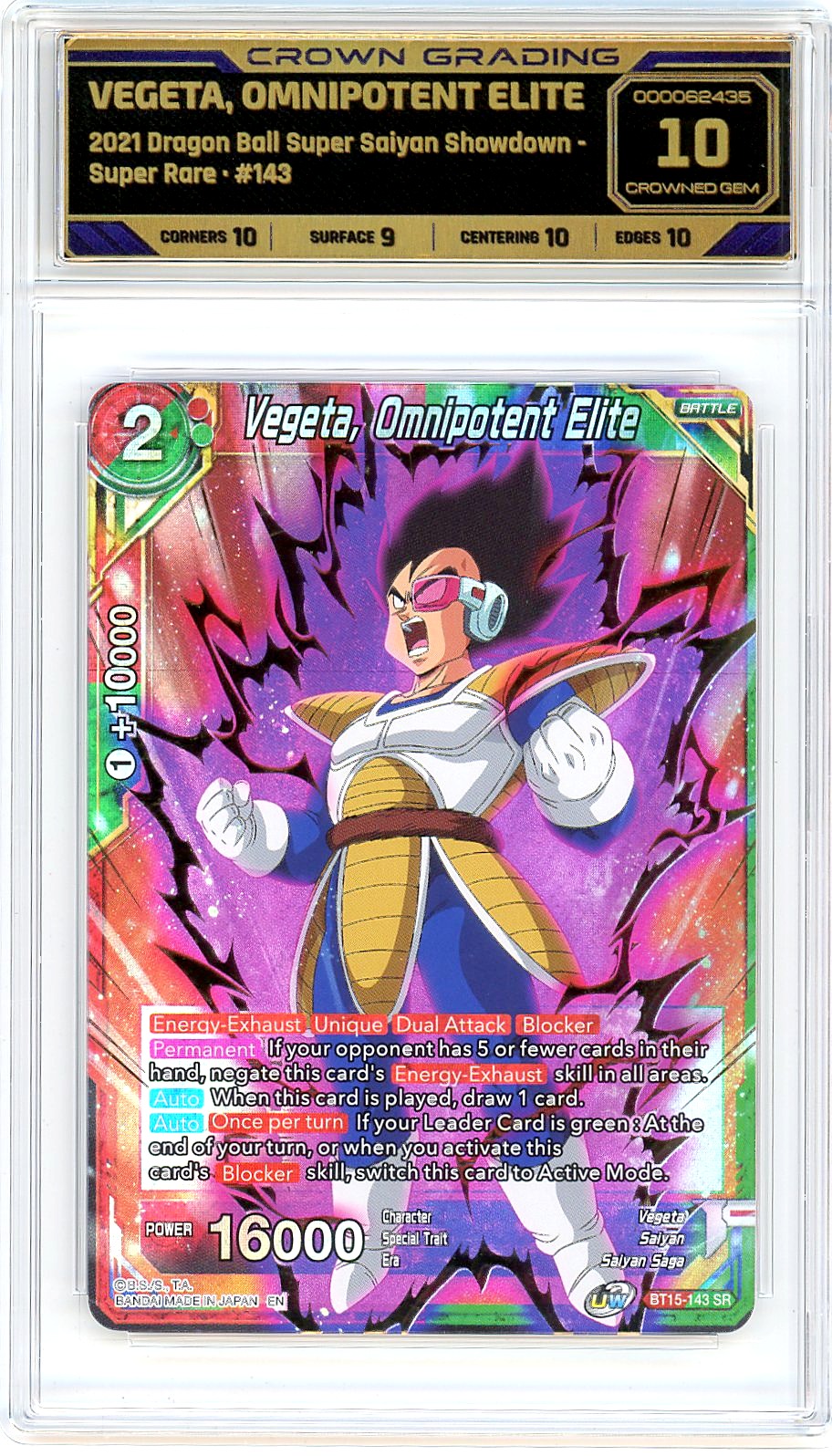 Vegeta, Omnipotent Elite