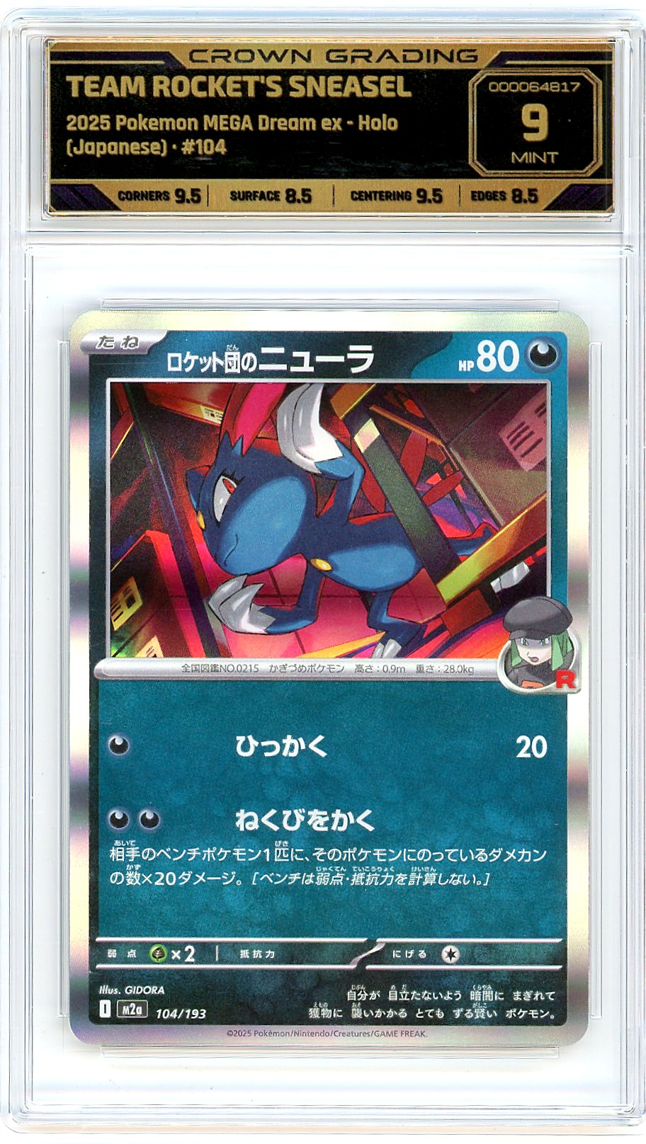 Team Rocket's Sneasel
