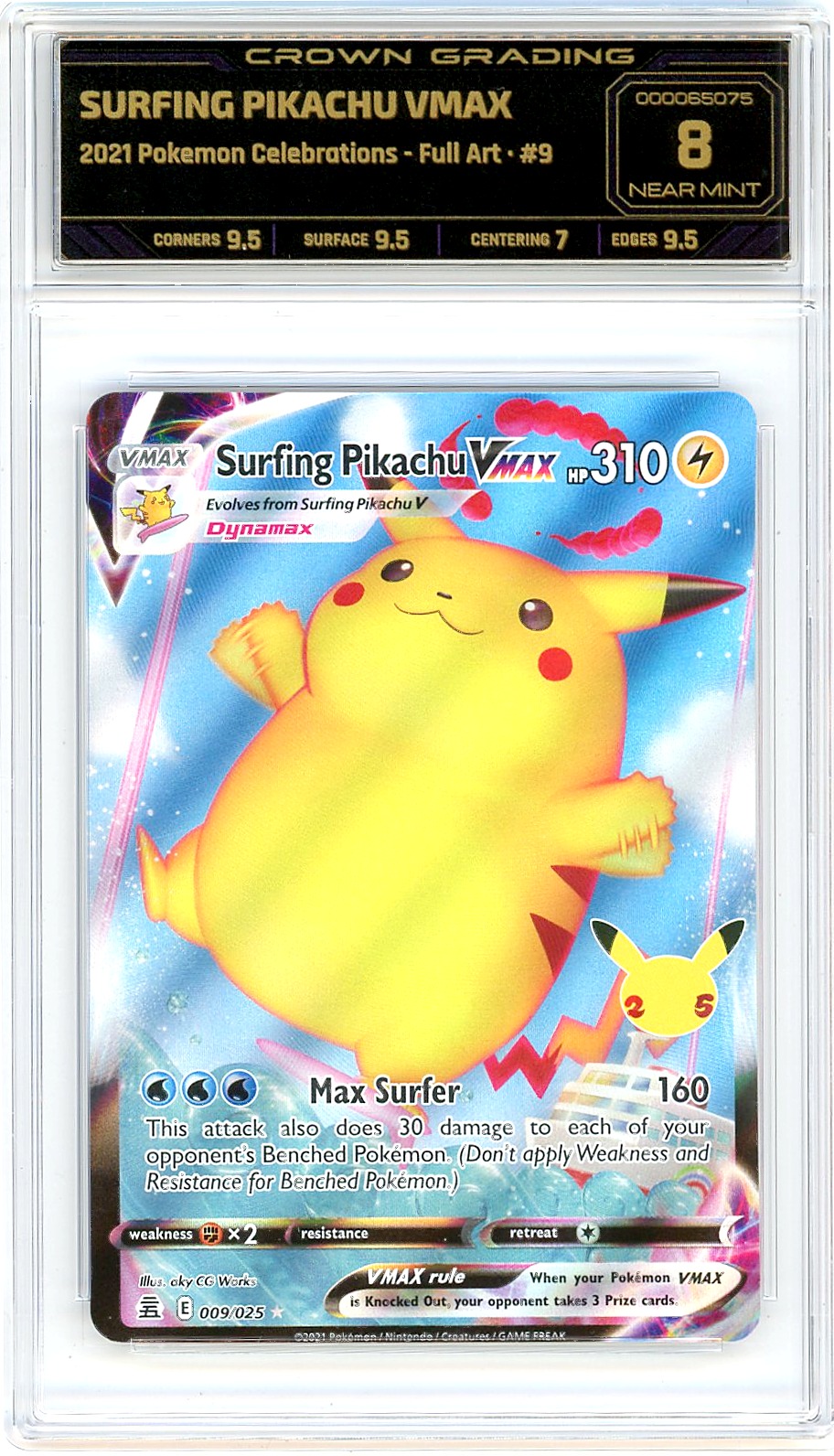 Surfing Pikachu Vmax