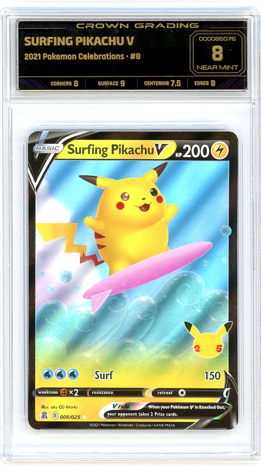Surfing Pikachu V