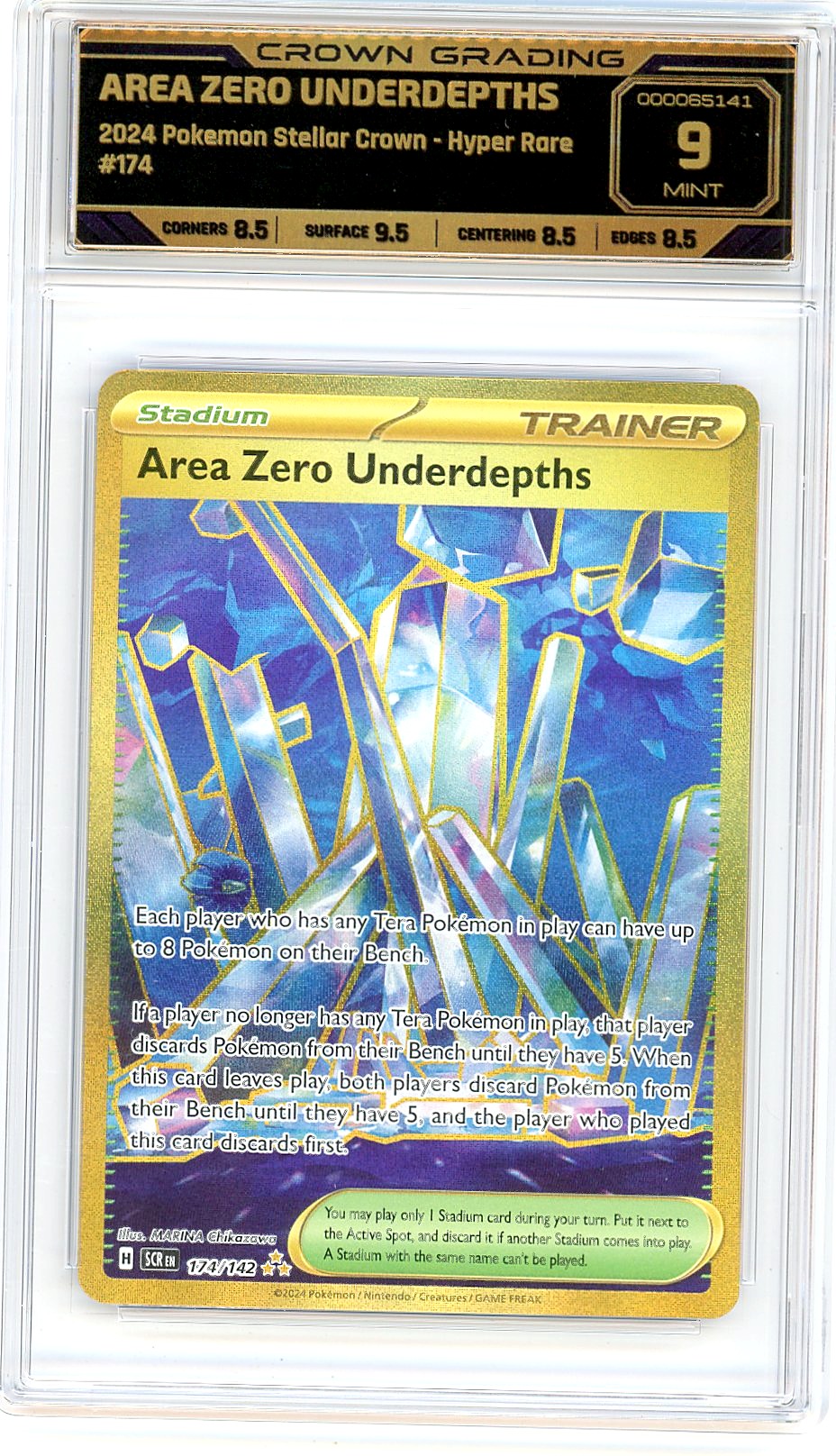 Area Zero Underdepths